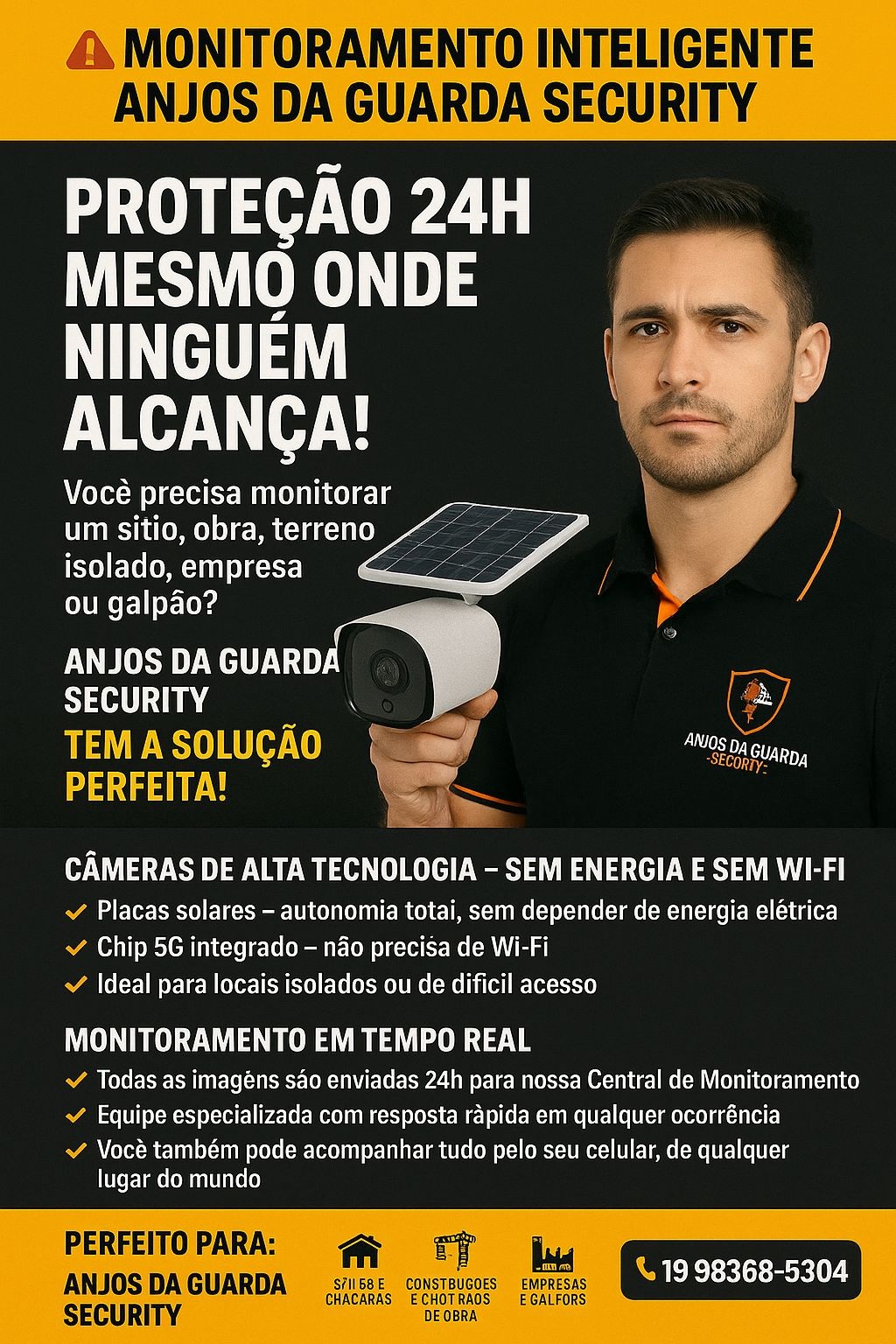 Monitoramento inteligente 24 horas